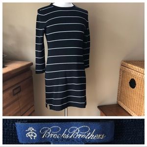 Brooks Brothers Black Knit Dress